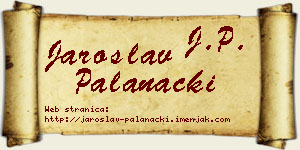 Jaroslav Palanački vizit kartica